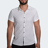 CAMISA MANGA CORTA PERFECT FIT - BLANCO