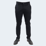 PANTALON SEMIPITILLO SATINADO - NEGRO
