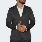 BLAZER SATINADO PERFECT FIT - PLOMO