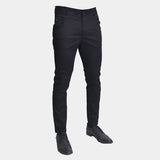 Pantalon drill pitillo | Diseño refinado con confort extremo | Perfect Fit - NEGRO