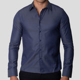 Camisa Suit | Entalle Perfect Fit | Mini Print Fabric – Antiarrugas